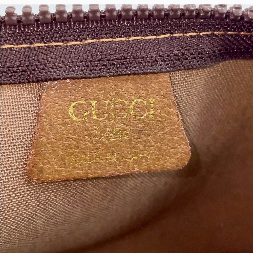 Gucci GG Plus Supreme PVC Leather Beige toiletry bag - men’s / women’s - EUC - Picture 12 of 13